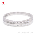 Moda 925 anillo de plata esterlina para mujer